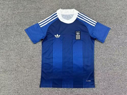 Fan Version 2026 Greece Away Blue Soccer Jersey Football Shirt