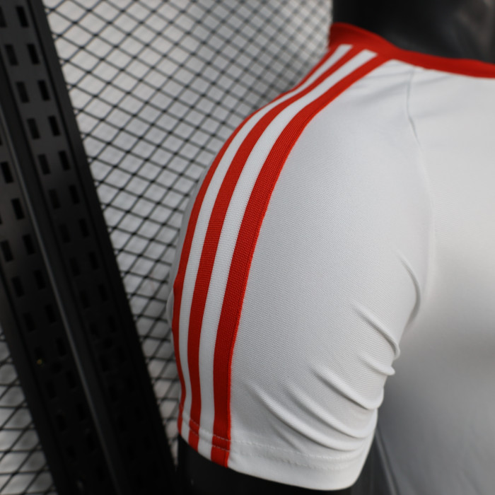 Fan Version 2025-2026 Liverpool White/Red Soccer Training Jersey Football Shirt