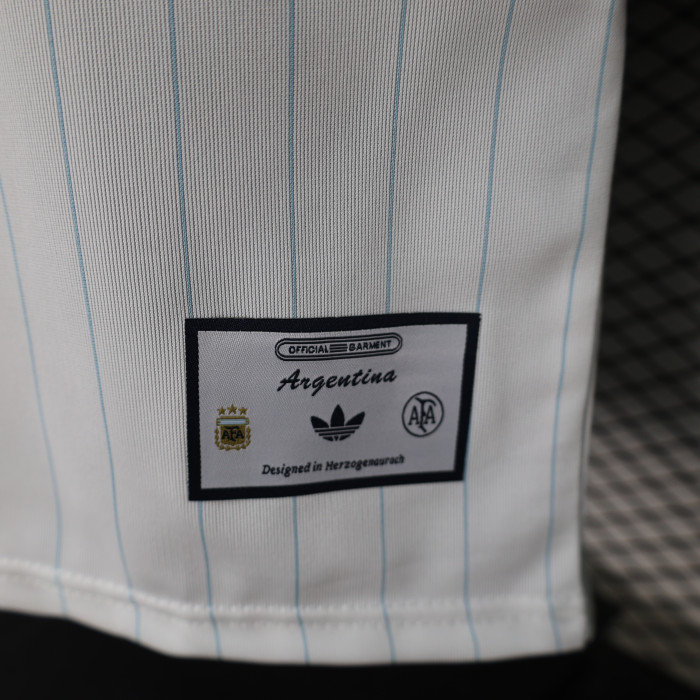 Fan Version 2026 Argentina White Icon Soccer Jersey Football Shirt