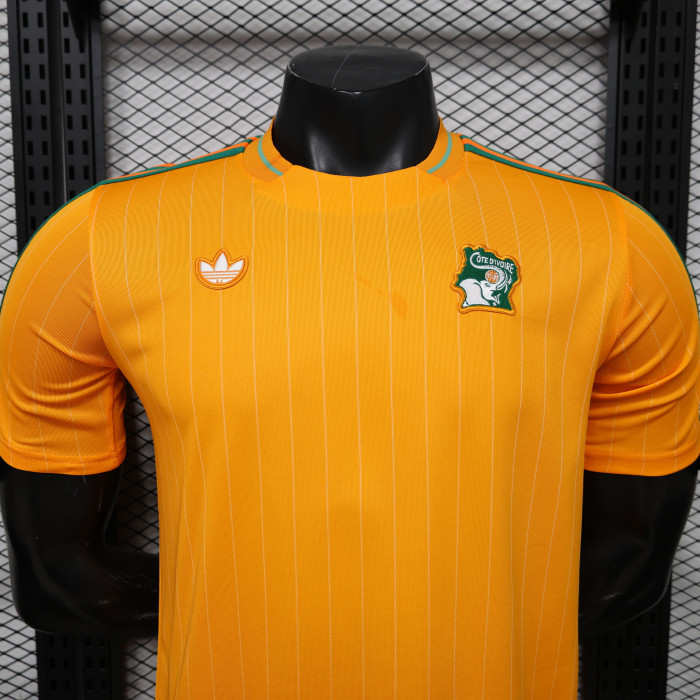 Fan Version 2026 Ivory Coast Icon Football Shirt Côte d'Ivoire Orange Soccer Jersey