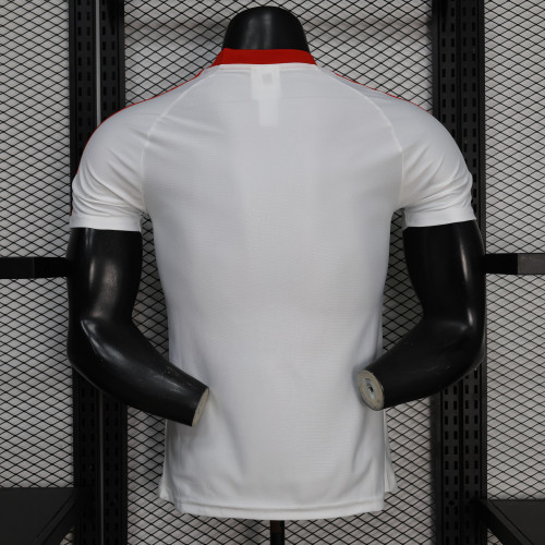 Fan Version 2025-2026 Liverpool White/Red Soccer Training Jersey Football Shirt