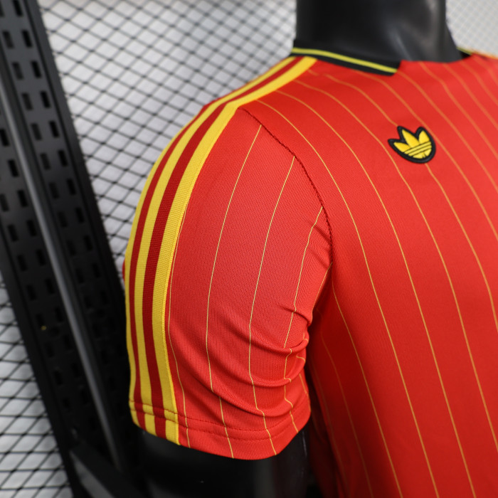 Fan Version 2025-2026 BEL Red Icon Soccer Jersey Football Shirt