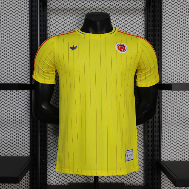 Fan Version 2026 Colombia Yellow Icon Soccer Jersey Camisetas de Futbol