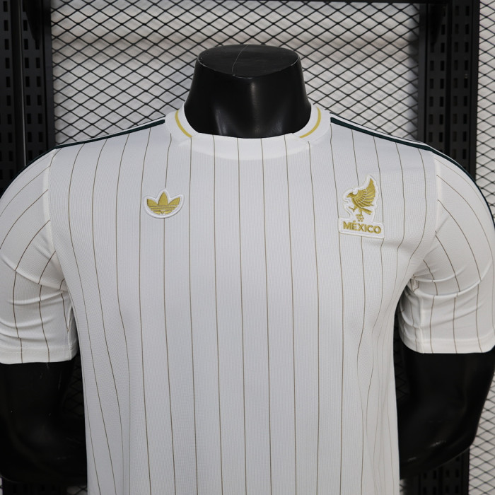 Fan Version 2026 Mexico White Icon Soccer Jersey Football Shirt