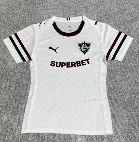 Women 2026-2027 Fluminense Away White Soccer Jersey Girl Football Shirt