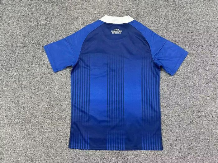Fan Version 2026 Greece Away Blue Soccer Jersey Football Shirt