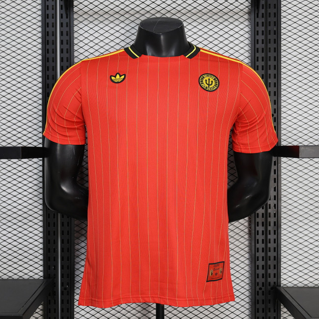 Fan Version 2025-2026 BEL Red Icon Soccer Jersey Football Shirt