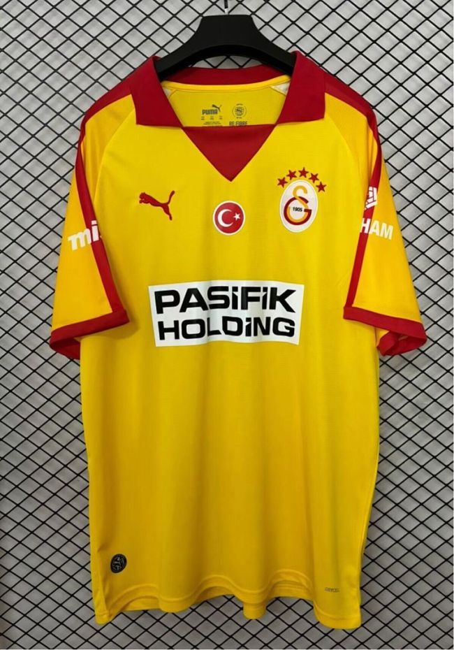 Fan Version 2025-2026 Galatasaray Yellow Special Edition Soccer Jersey Football Shirt