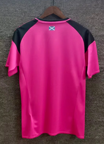 Retro Jersey 2016 Scotland Away Pink Soccer Jersey Vintage Football Shirt