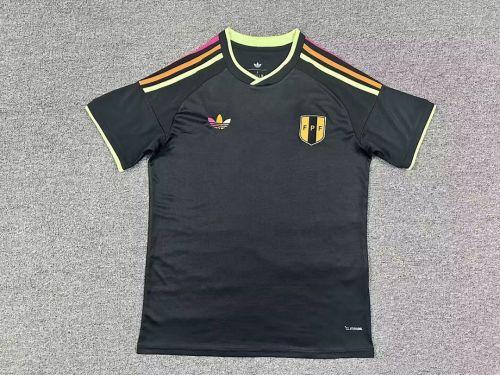 Fans Version 2026 Peru Away Black Soccer Jersey Football Shirt