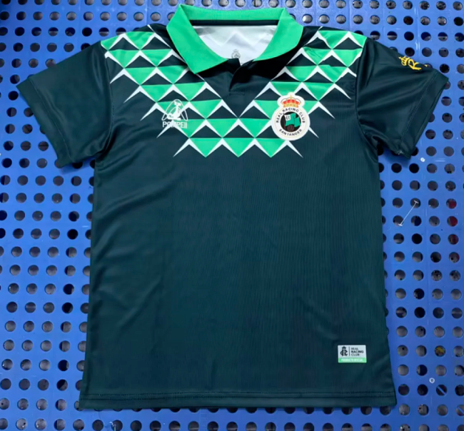 Fan Version 2025-2026 Racing de Santander 113th Version Green Soccer Jersey Football Shirt