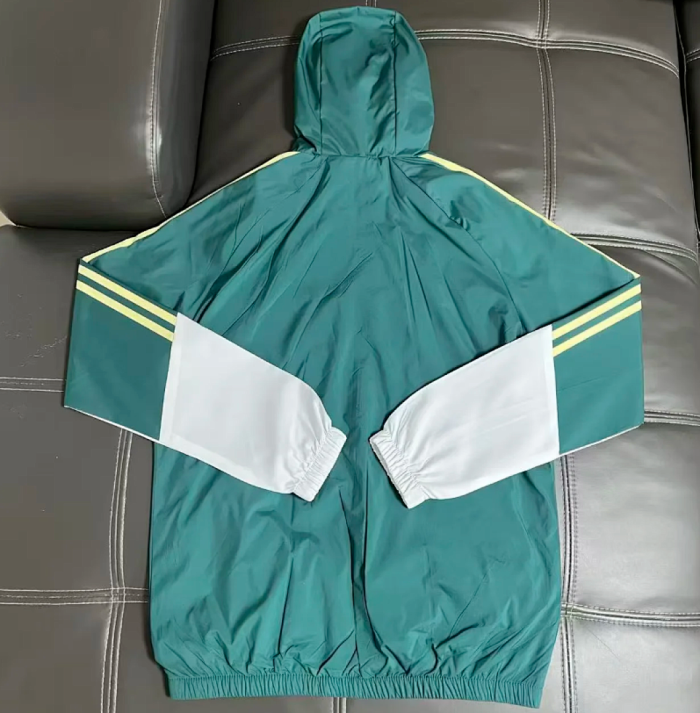 2026-2027 Liverpool Green/White Soccer Windbreaker Jacket Football Jacket
