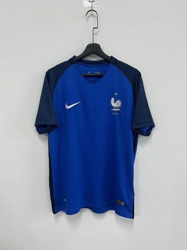 Retro Jersey 2016 France Home Football Shirt Vintage Soccer Jersey