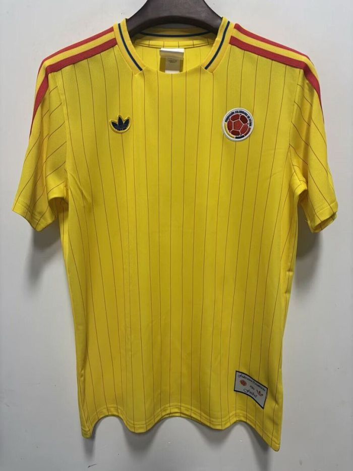 Fan Version 2026 Colombia Yellow Icon Soccer Jersey Columbia Camisetas de Futbol