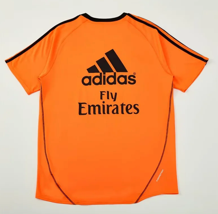 Retro Jersey 2013-2014 Real Madrid Orange Soccer Training Jersey Vintage Football Shirt