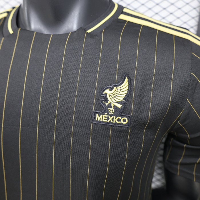 Fan Version 2026 Mexico Black Icon Soccer Jersey Football Shirt
