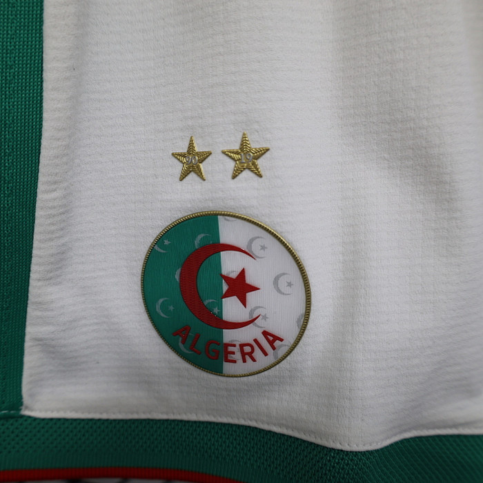 Player Version 2026 Algeria White Soccer Shorts Football Shorts
