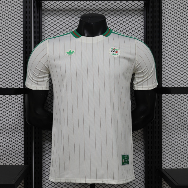 Fans Version 2026 Algeria White Icon Soccer Jersey Football Shirt