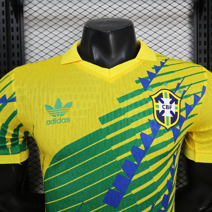 Player Version 2026 Brazil Yellow/Green Special Edition Soccer Jersey Brasil Camisetas de Futbol