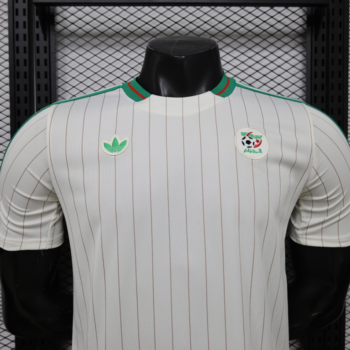 Fans Version 2026 Algeria White Icon Soccer Jersey Football Shirt