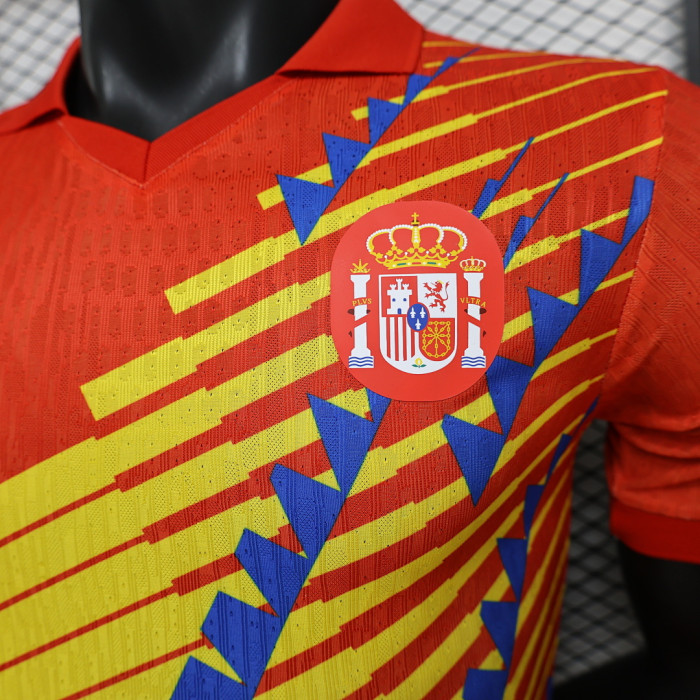 Player Version 2026 Spain Red/Yellow/Blue Soccer Jersey España Camisetas de Futbol