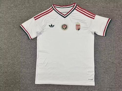Fan Version Hungary 2026 Away White Soccer Jersey Football Shirt