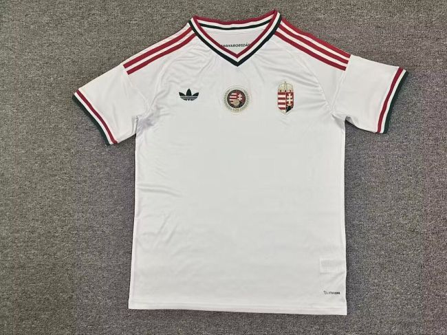 Fan Version Hungary 2026 Away White Soccer Jersey Football Shirt