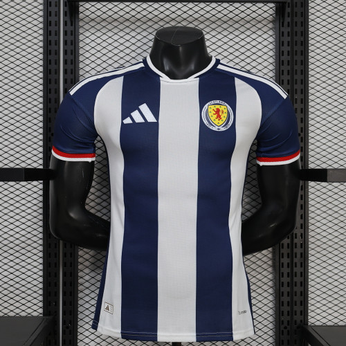 Player Version 2026 Scotland Dark Blue/White Soccer Jersey Football Shirt