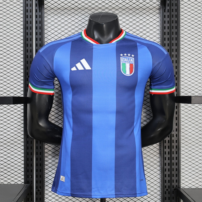 Player Version 2026 Italy Blue Soccer Training Jersey Football Shirt