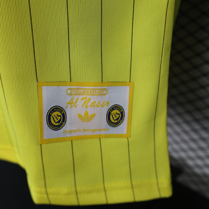 Fan Version 2025-2026 Al Nassr Yellow Icon Soccer Jersey Riyadh Victory Football Shirt