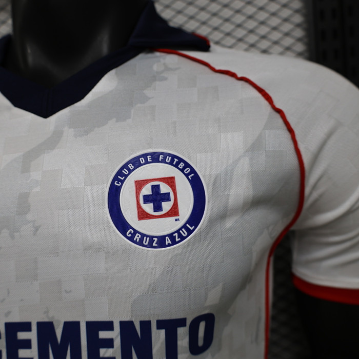 Player Version 2026-2027 Cruz Azul White Soccer Jersey Football Shirt