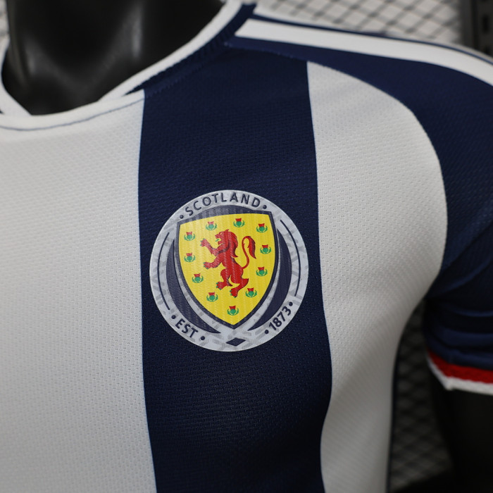 Player Version 2026 Scotland Dark Blue/White Soccer Jersey Football Shirt