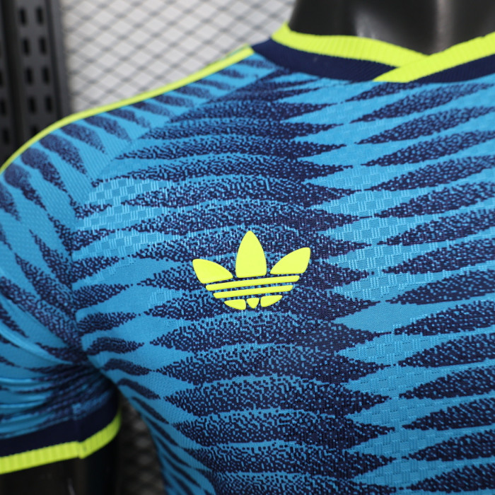 Player Version 2026 Colombia Away Blue Soccer Jersey Camisetas de Futbol