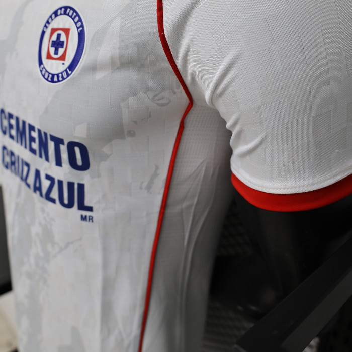 Player Version 2026-2027 Cruz Azul White Soccer Jersey Football Shirt