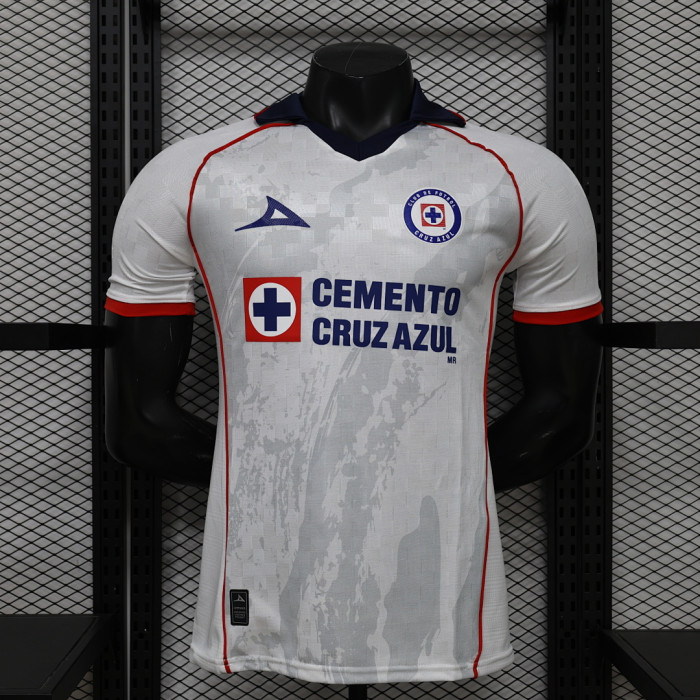 Player Version 2026-2027 Cruz Azul White Soccer Jersey Football Shirt