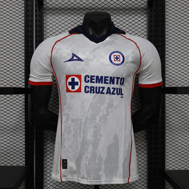 Player Version 2026-2027 Cruz Azul White Soccer Jersey Football Shirt