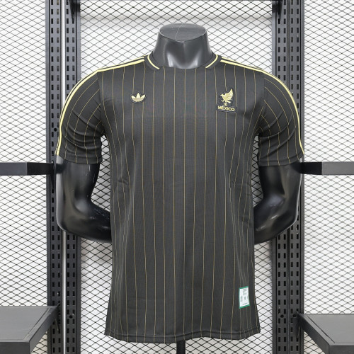 Fan Version 2026 Mexico Black Icon Soccer Jersey Football Shirt