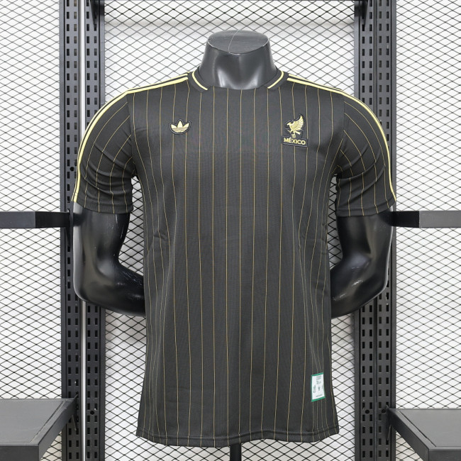Fan Version 2026 Mexico Black Icon Soccer Jersey Football Shirt