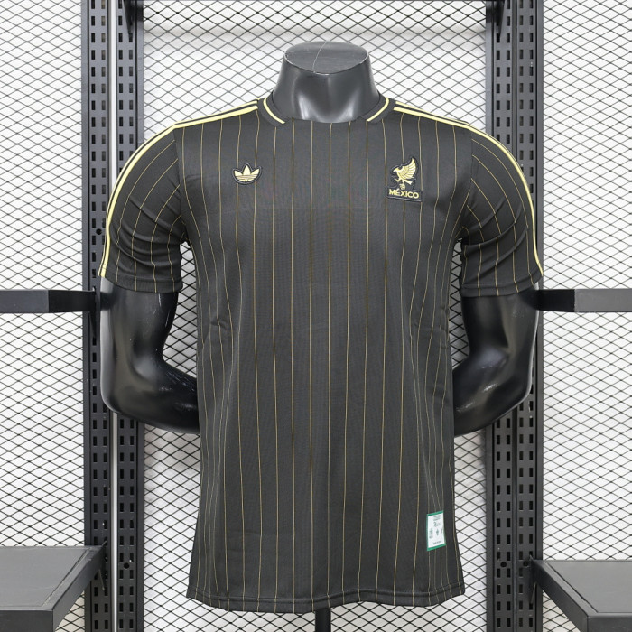Fan Version 2026 Mexico Black Icon Soccer Jersey Football Shirt