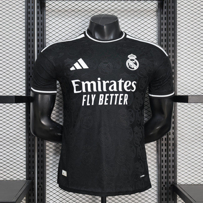 Player Version 2026-2027 Real Madrid Black Special Edition Soccer Jersey Real Football Shirt
