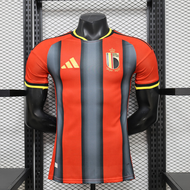 Player Version 2026 BEL Gey/Red Special Edition Soccer Jersey Football Shirt