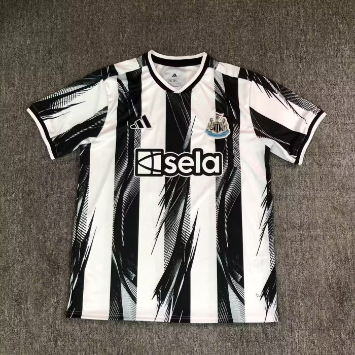 Fan Version 2026-2027 Newcastle United Black/White Soccer Jersey Football Shirt