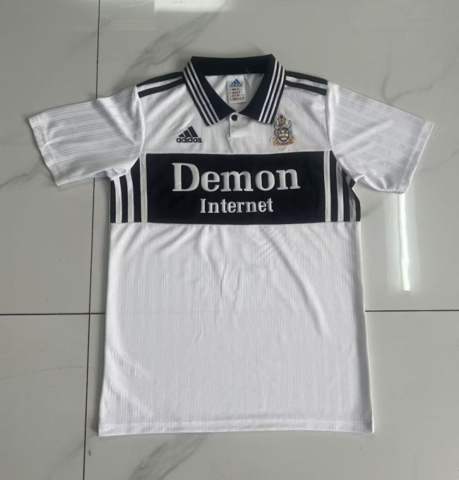 Fulham Football Shirt Retro Jersey 1998-1999 Fulham Home Soccer Jersey Vintage Football Shirt