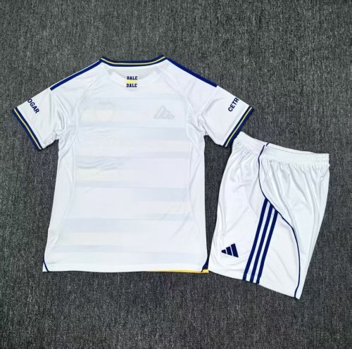 Adult Uniform 2025-2026 Boca Juniors Fourth Away White Soccer Jersey Shorts Football Kit