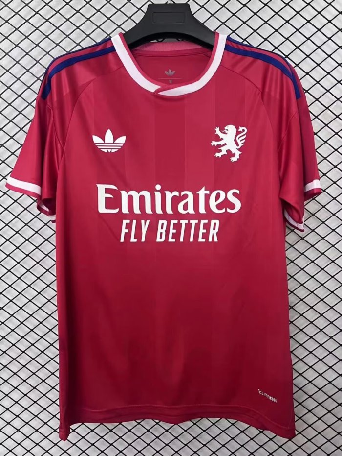Fan Version 2026-2027 Lyon Away Red Soccer Jersey Olympique Lyonnais Football Shirt