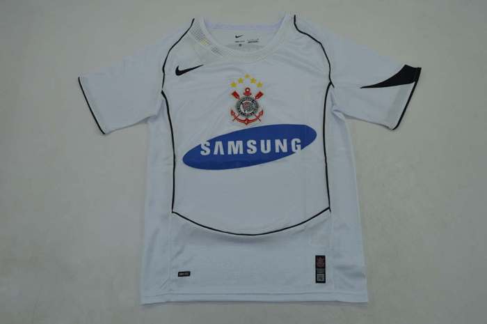 Retro Jersey 2005-2006 Corinthians Home Soccer Jersey Vintage Football Shirt