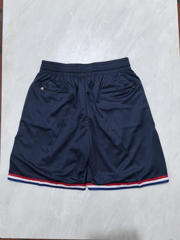 with Pocket 2026 City Edition Philadelphia 76ers Dark Blue NBA Shorts Basketball Pant