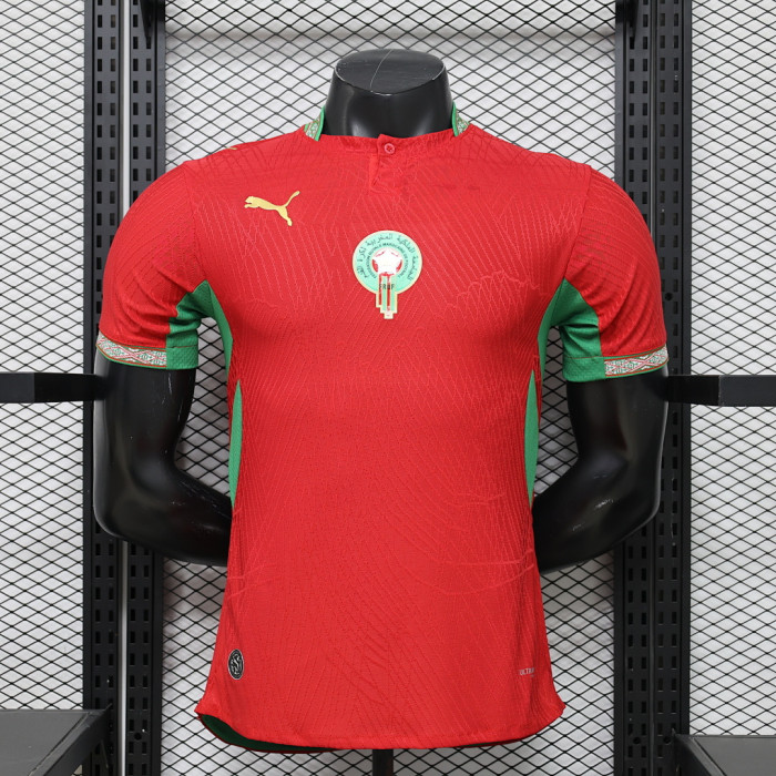 Player Version 2026 Morocco Home Soccer Jersey Football Shirt