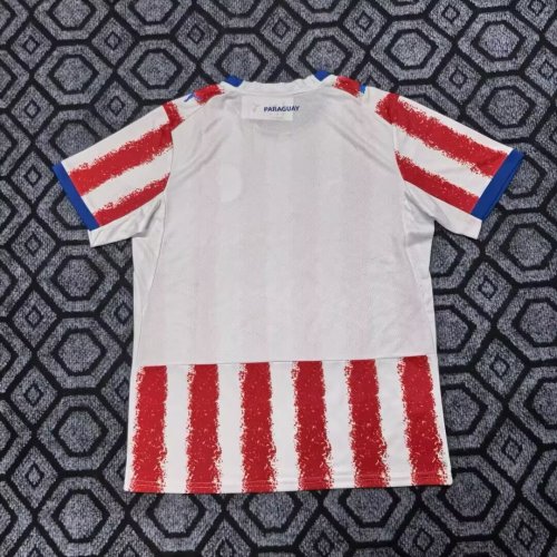 Fans Version 2026 Paraguay Home Soccer Jersey Football Shirt