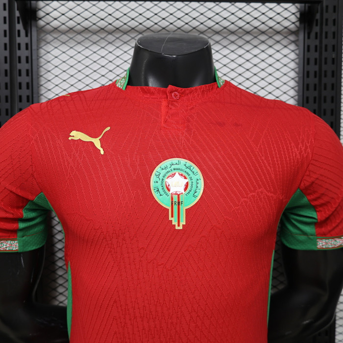 Player Version 2026 Morocco Home Soccer Jersey Football Shirt
